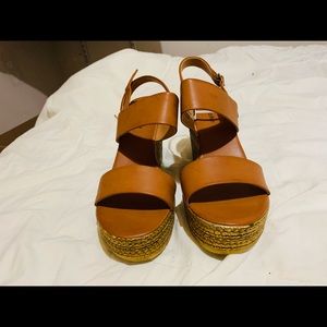 Wedge sandals. Brand new